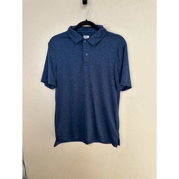 32 Degrees Mens Blue Polo Small collared short‎ sleeve Polyester pullover Golf - Picture 1 of 7